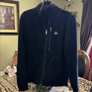 Michael Kors Women’s Black Zip-Up Sweater